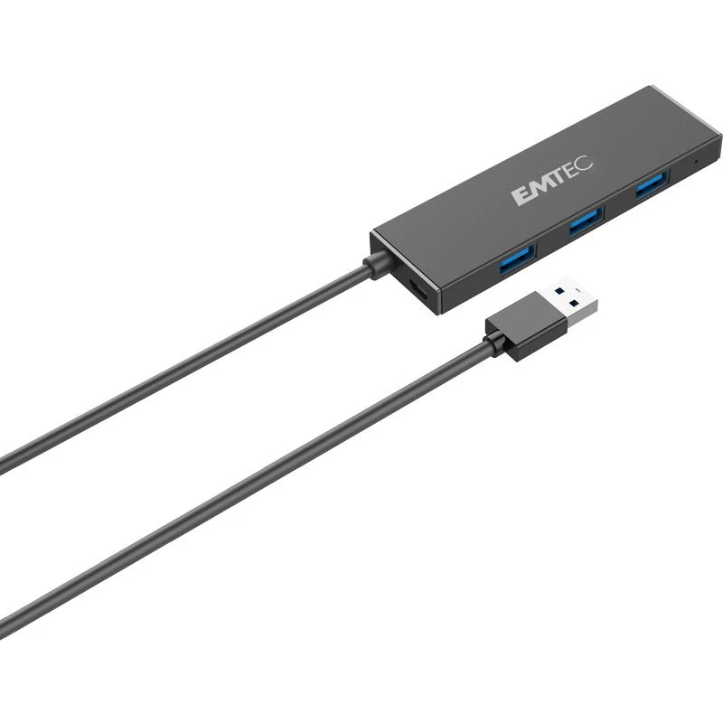 Emtec 4 prievadų USB šakotuvas su ilgu laidu
