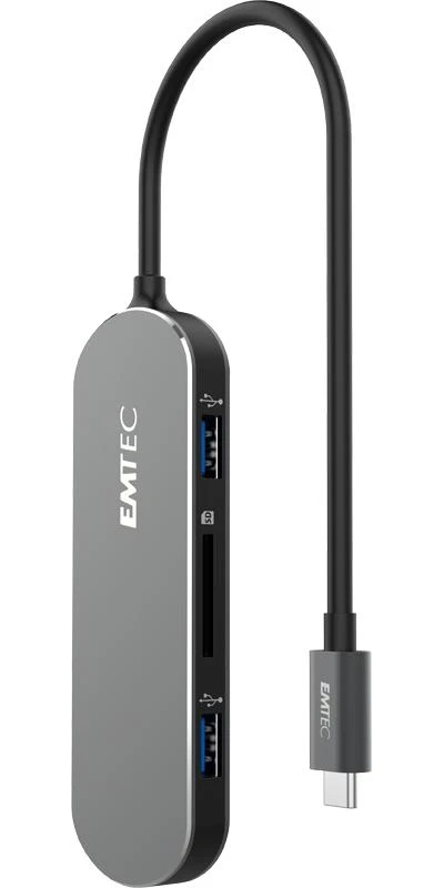 USB šakotuvas 6 viename su USB-C jungtimi Emtec T650C