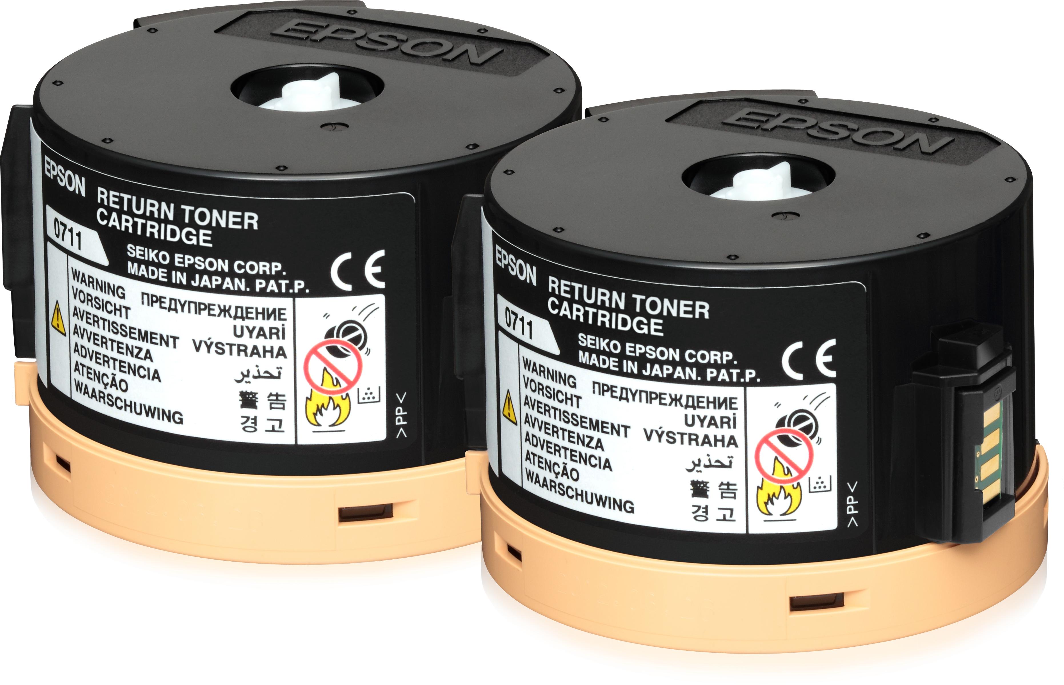 Epson Double Return Toneris Cartridge Pack 2 x 2,5k, skirta AL-M200 series Epson