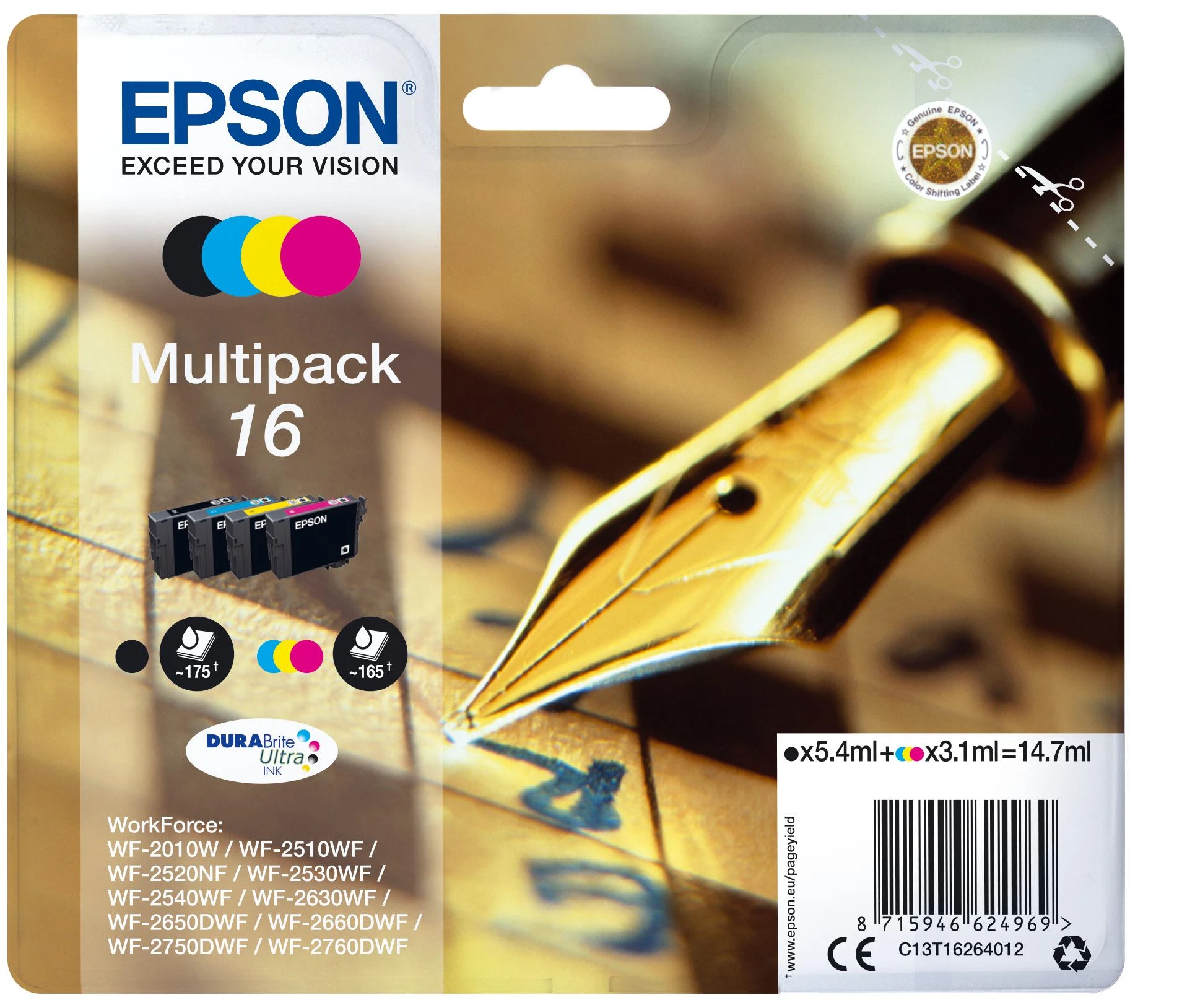 Epson Ink Multipack LC (C13T16264010) 14,7 ml