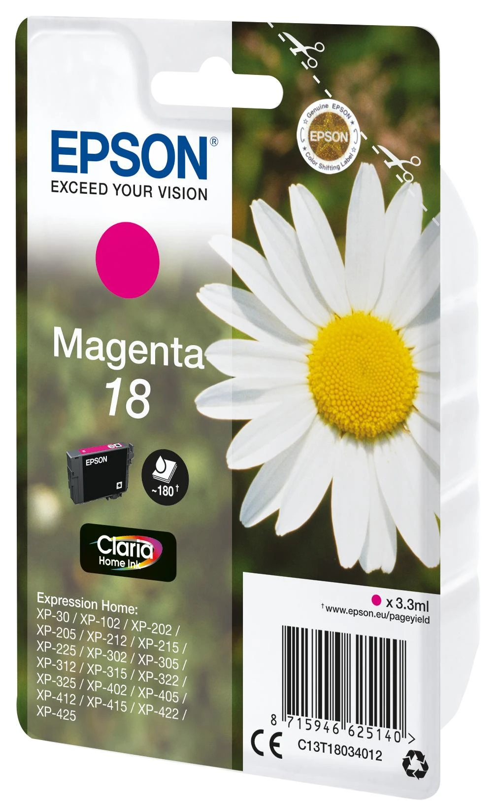 Epson 18 MA rašalo kasetė, purpurinė