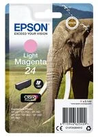 Epson Elephant Singlepack Light Magenta 24 Claria Photo HD rašalas - Originalus - Pigmentinis rašalas - Šviesiai purpurinis - Epson - - Expression Photo XP-960 - Expression Photo XP-950 - Expression Photo XP-860 - Expression Photo... - 1 vnt. (s)