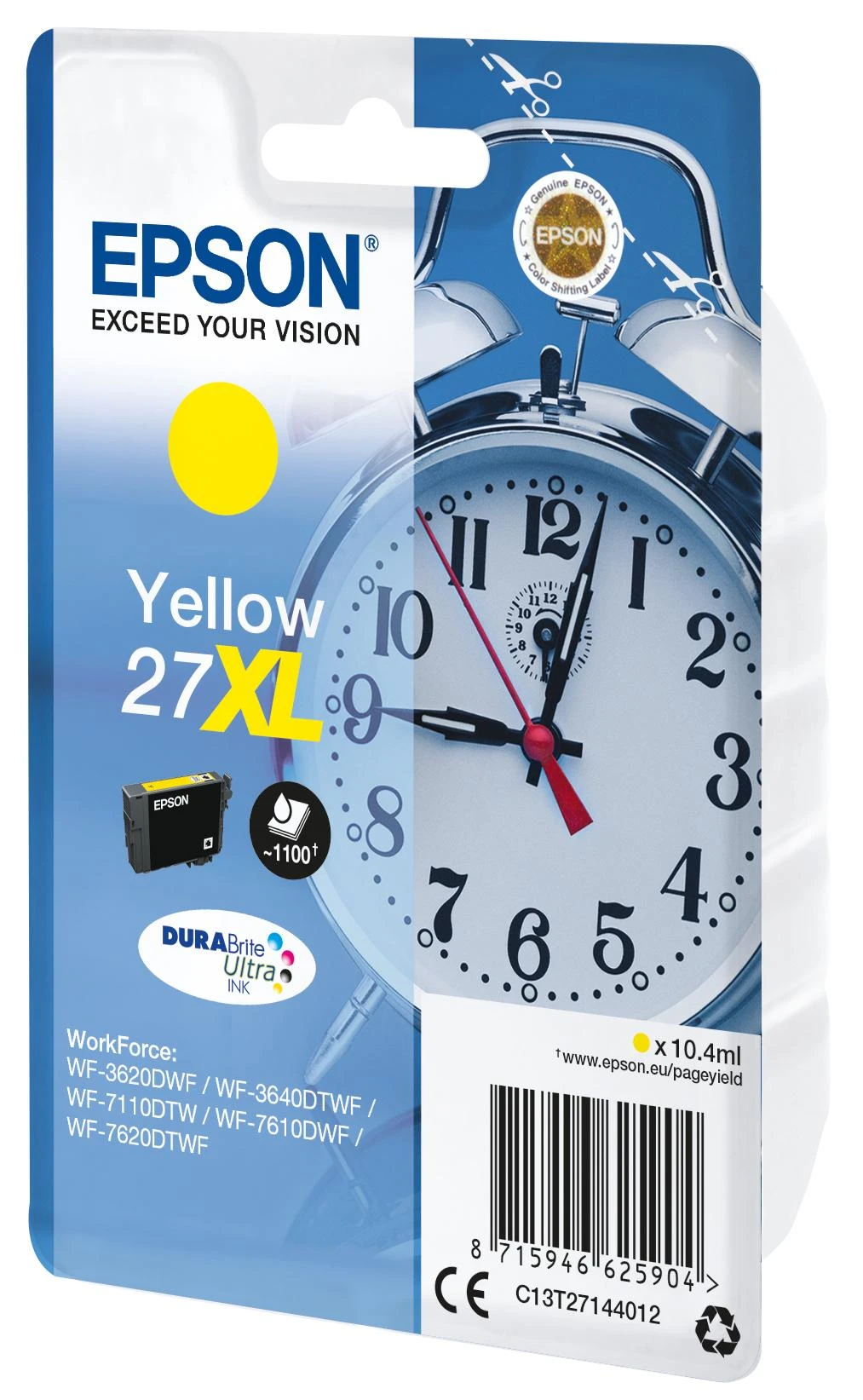 Epson T2714 | 27XL | Rašalo kasetė | Geltona