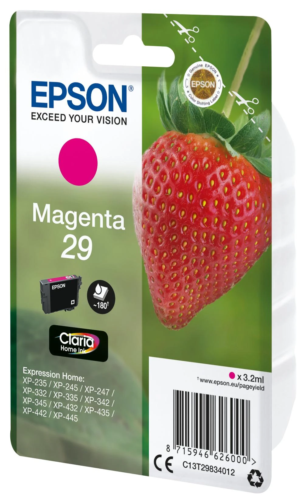 Epson 29 rašalo kasetė, purpurinė