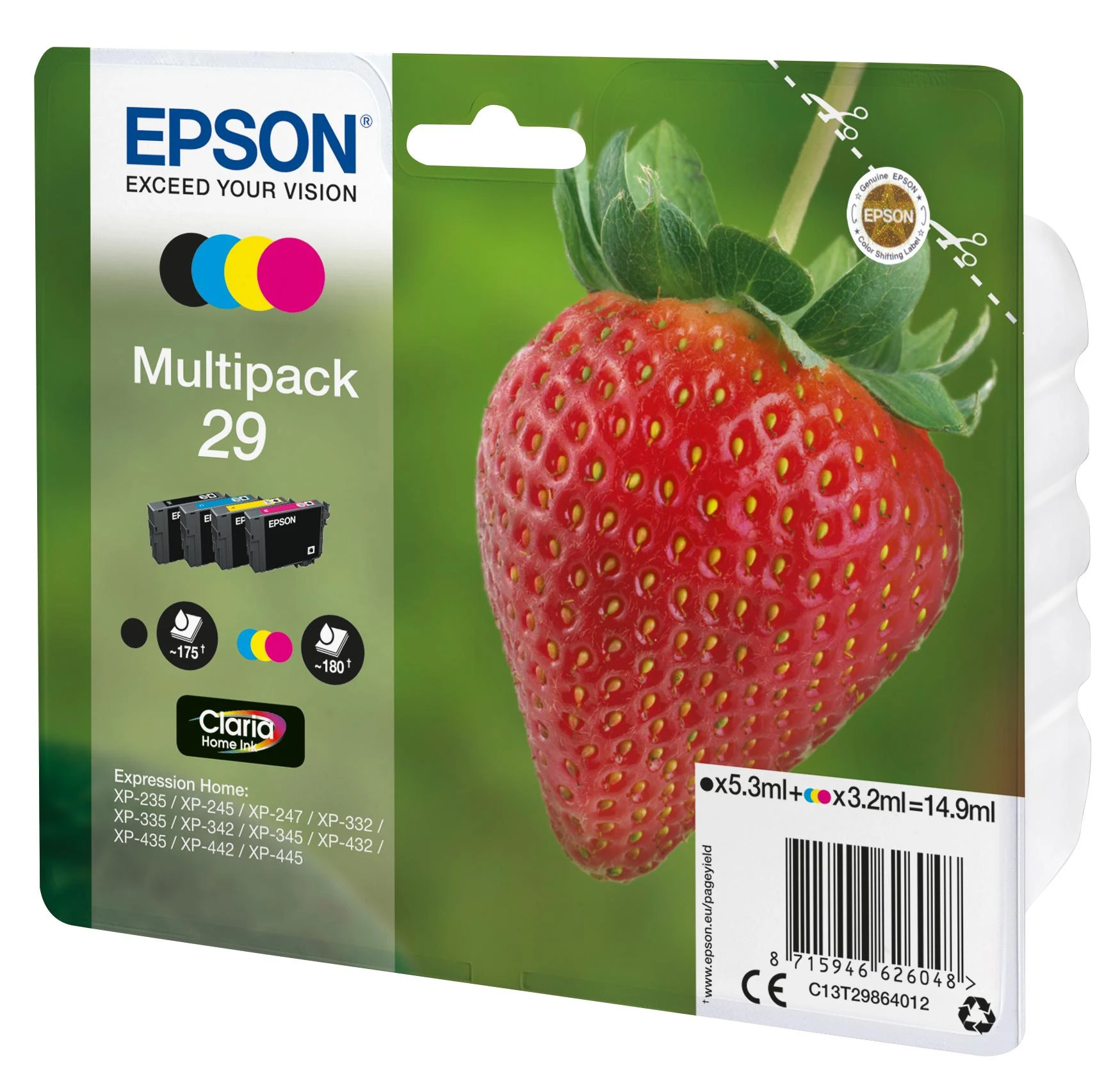 Epson Multipack 4 spalvų 29 Claria Home Ink