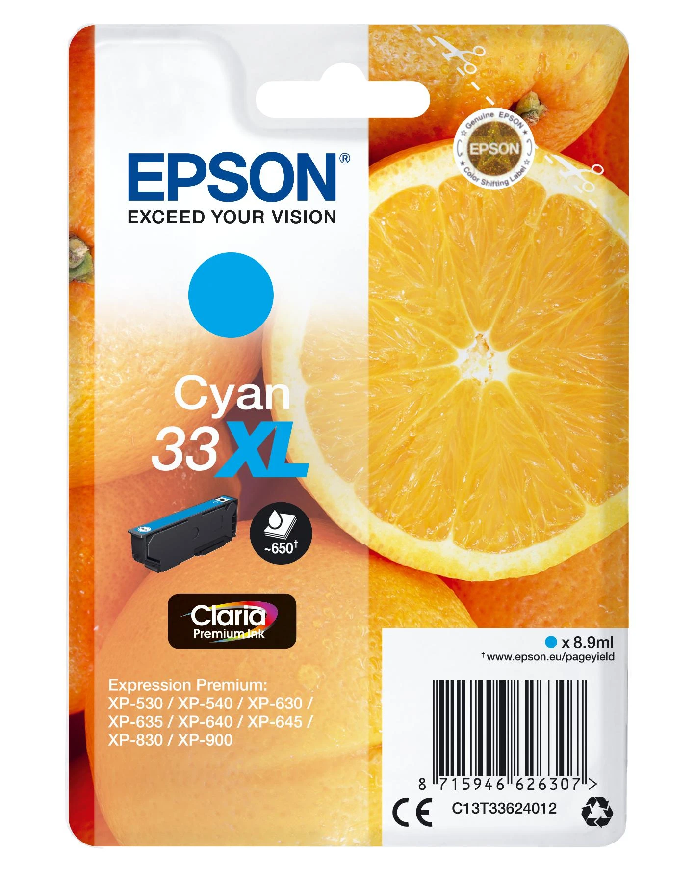 StarTech Epson 33XL rašalo kasetė, žalsvai mėlyna