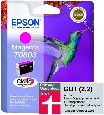 Epson T0803 (C13T08034011), purpurinė kasetė