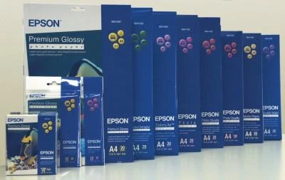 Epson dvipusis, DIN A4, 178g/m² fotopopierius