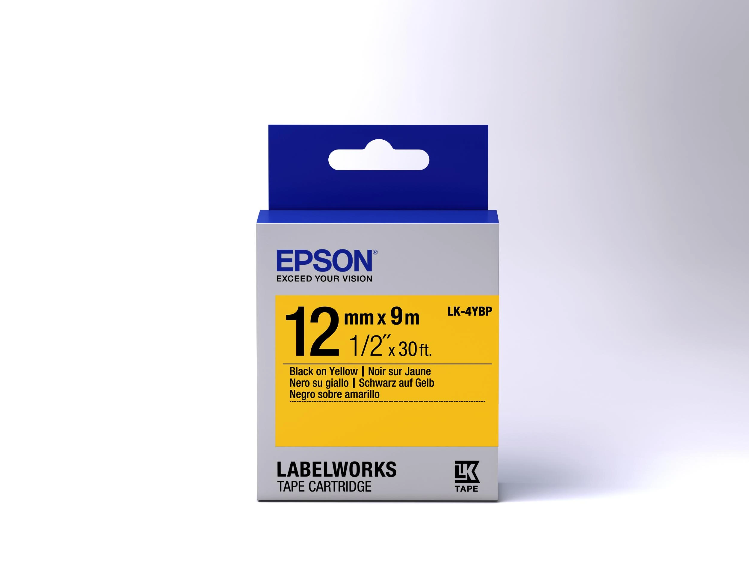„Epson“ juostelė, 12 mm (C53S654008)