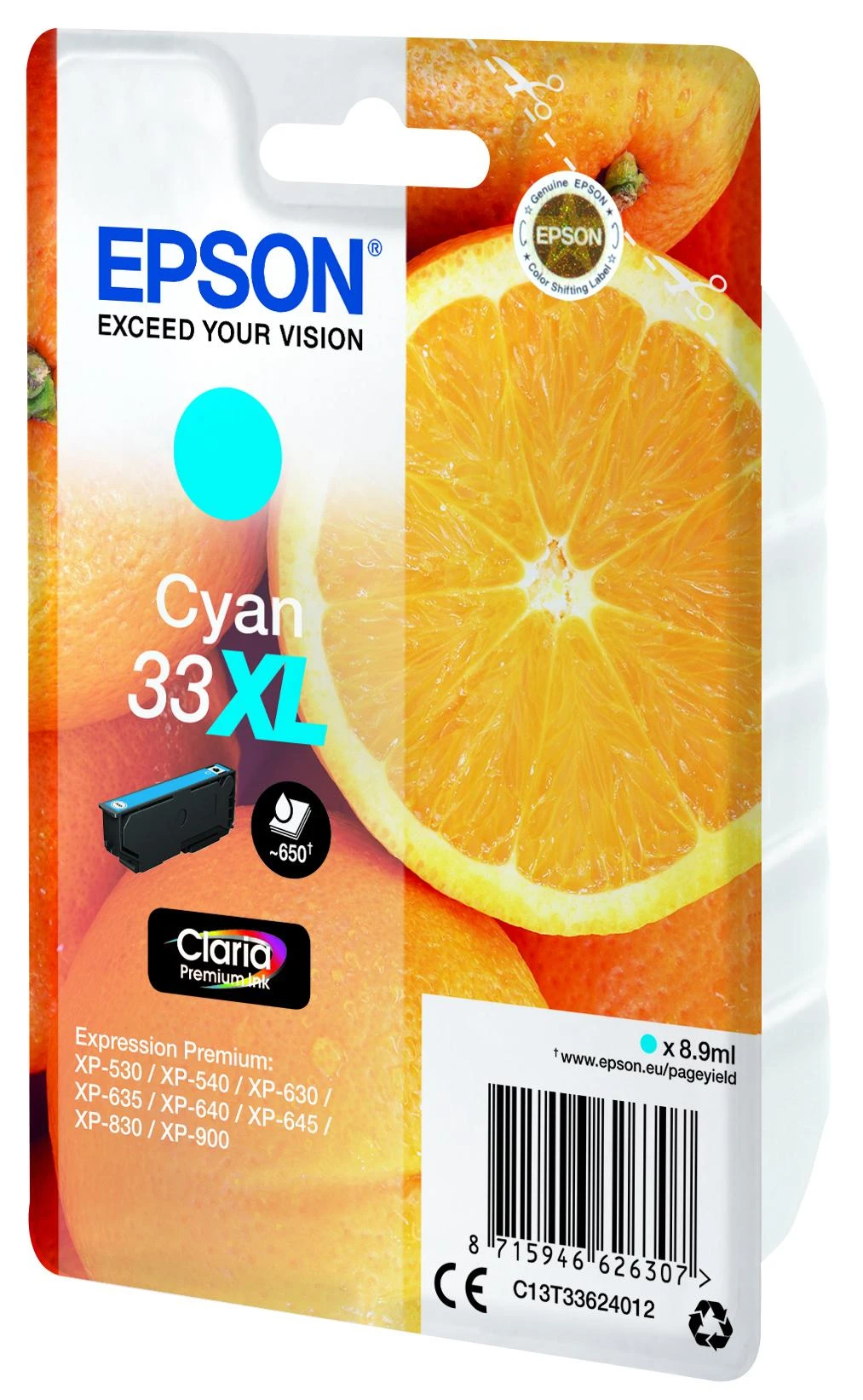 StarTech Epson 33XL rašalo kasetė, žalsvai mėlyna