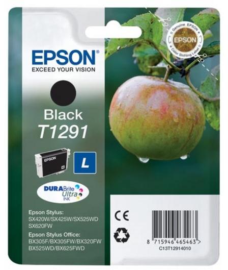 Epson T1291 ink cartridge, juodas