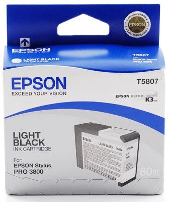 Epson rašalo kasetė Light Juodas T580700