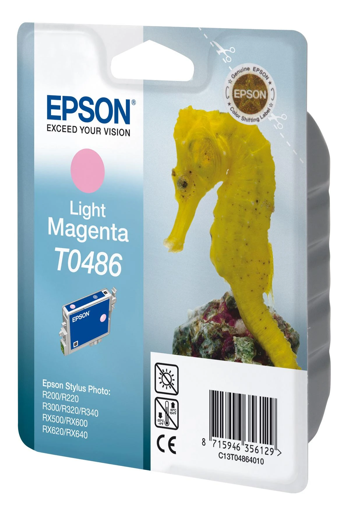 Epson rašalas T0486 rašalas (C13T048640) šviesiai purpurinė