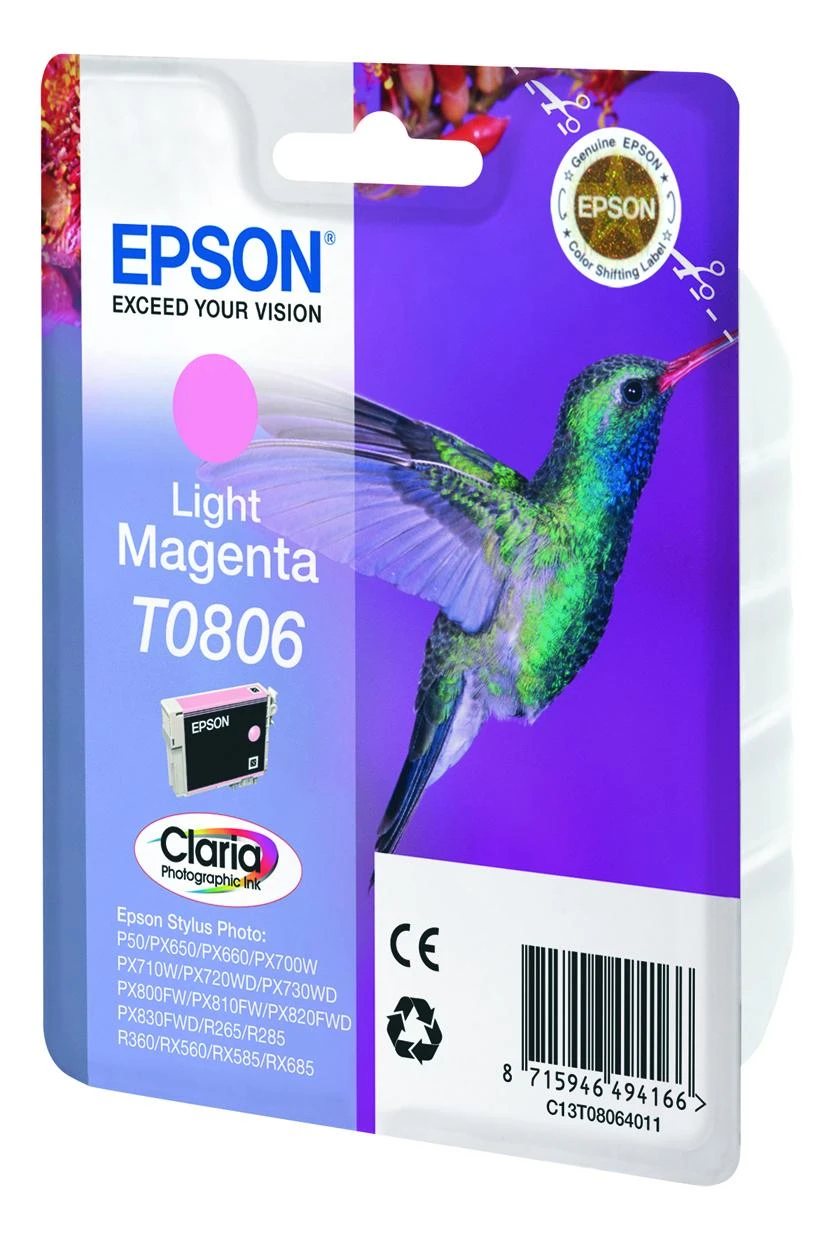 Epson (C13T08064011), šviesiai purpurinė kasetė