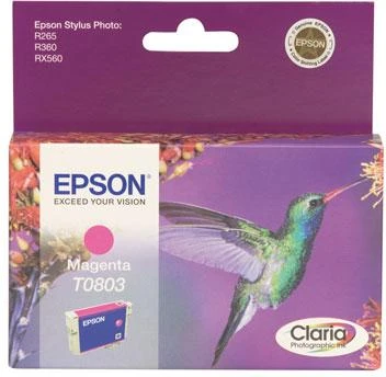 Epson T0803 (C13T08034011), purpurinė kasetė