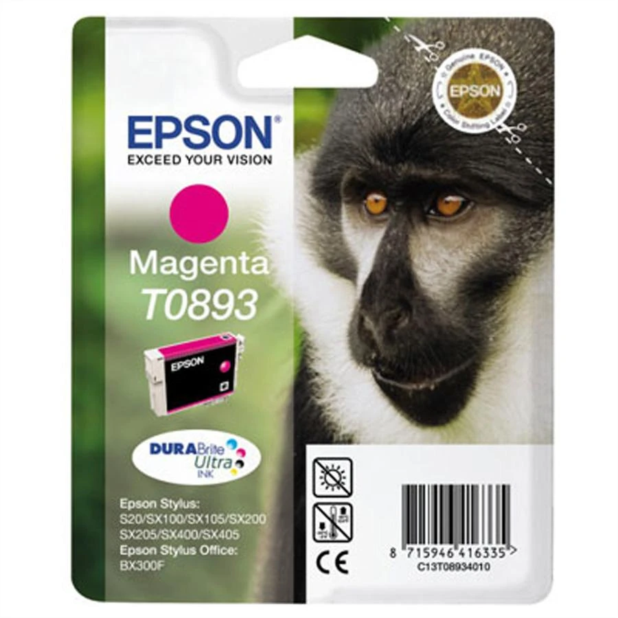 EPSON T0893 rausvos spalvos rašalinė