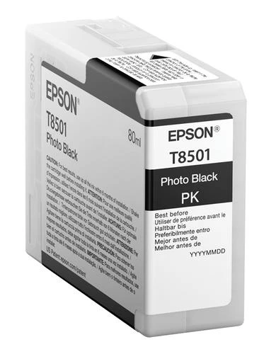 Epson T8501 | Ink Cartridge | Juodas