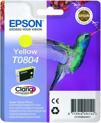 Epson T0804 (C13T08044011), geltona kasetė