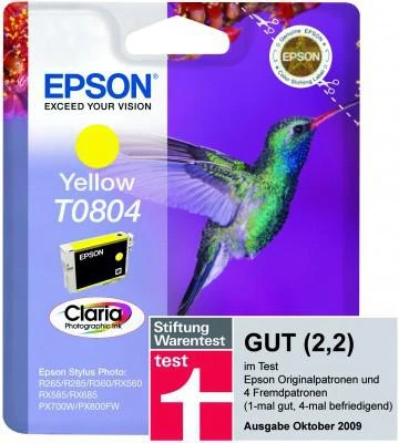 Epson T0804 (C13T08044011), geltona kasetė