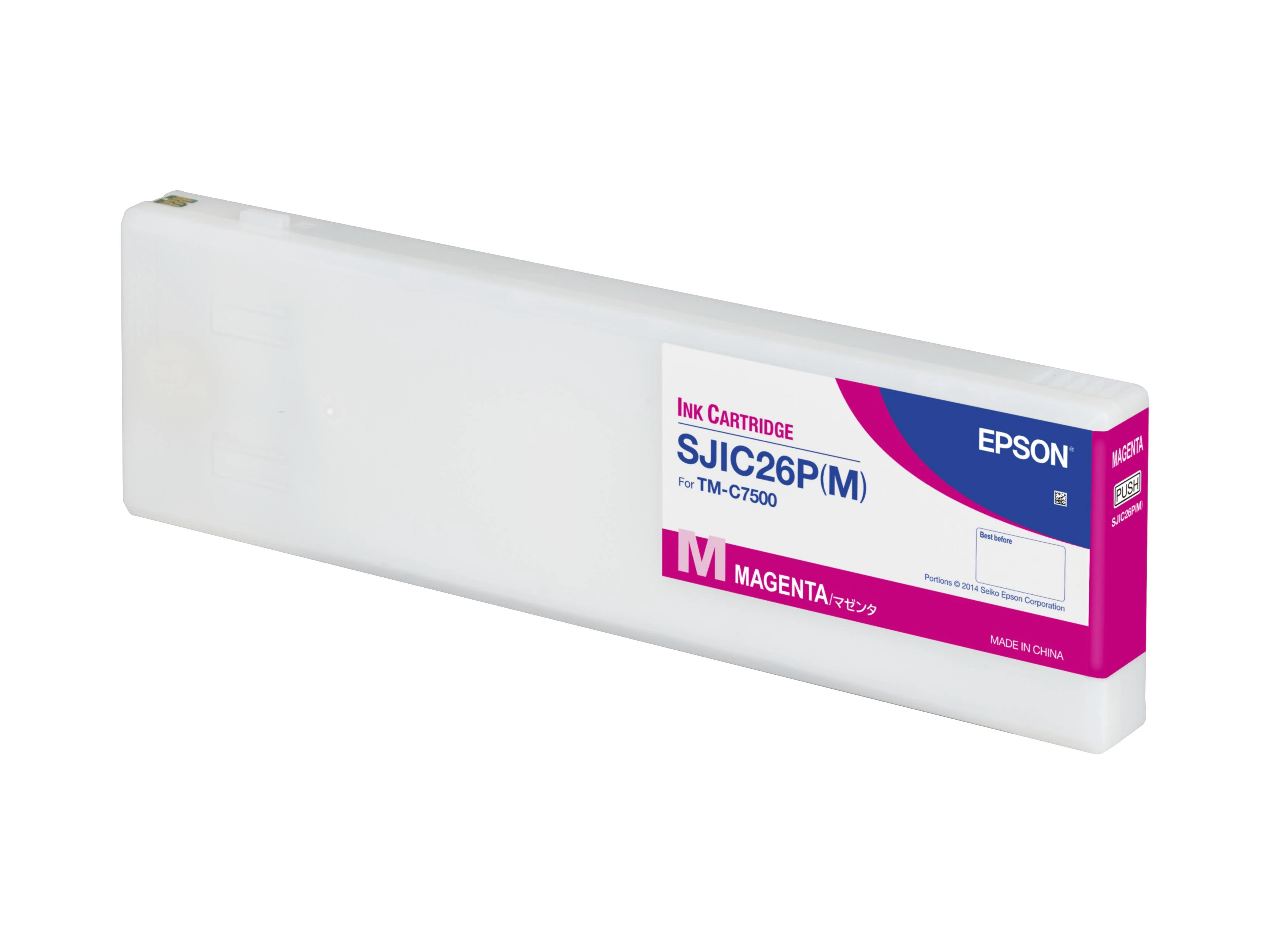 Rašalas Epson SJIC26P(M) Magenta | 295,2 ml | ColorWorks C7500 Series