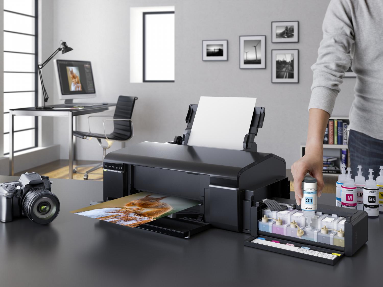 Epson L L805 Spalvotas, Inkjet, Photo Spausdintuvas, Wi-Fi, A4, Juodas |  Varle.lt