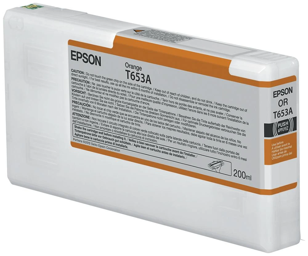 Epson T653A | Ink Cartridge | Oranžinis