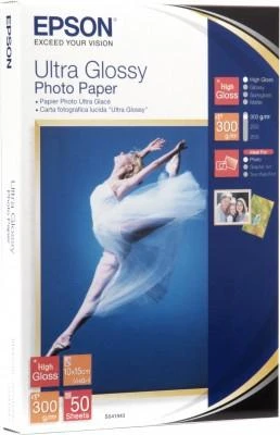 „Epson Ultra Glossy“ fotopopierius, 100 x 150 mm, 300g/m², 50 lapų
