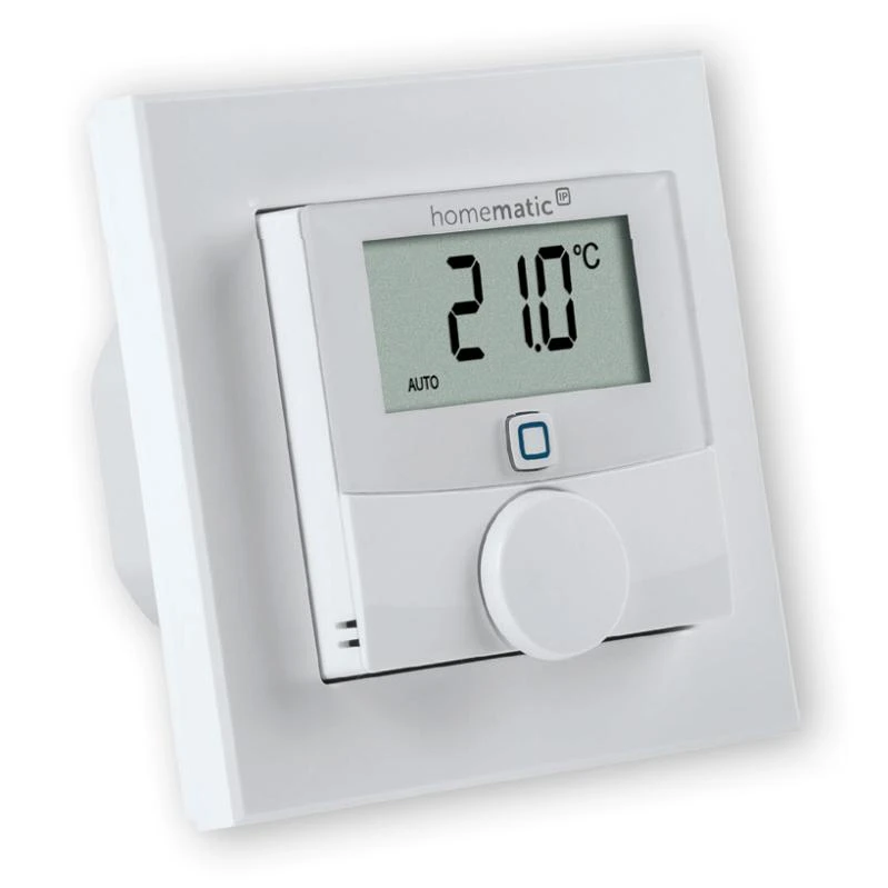 Homematic IP sieninis termostatas su perjungimo išėjimu - firminiams jungikliams, 24 V