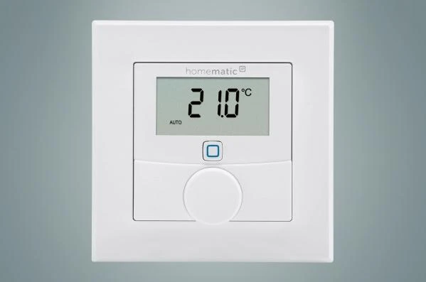 Homematic IP sieninis termostatas su perjungimo išėjimu - firminiams jungikliams, 24 V