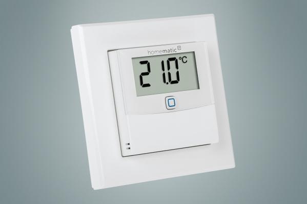 HomeMatic IP Homematic IP temperatūros ir drėgmės jutiklis su ekranu - baltas - viduje