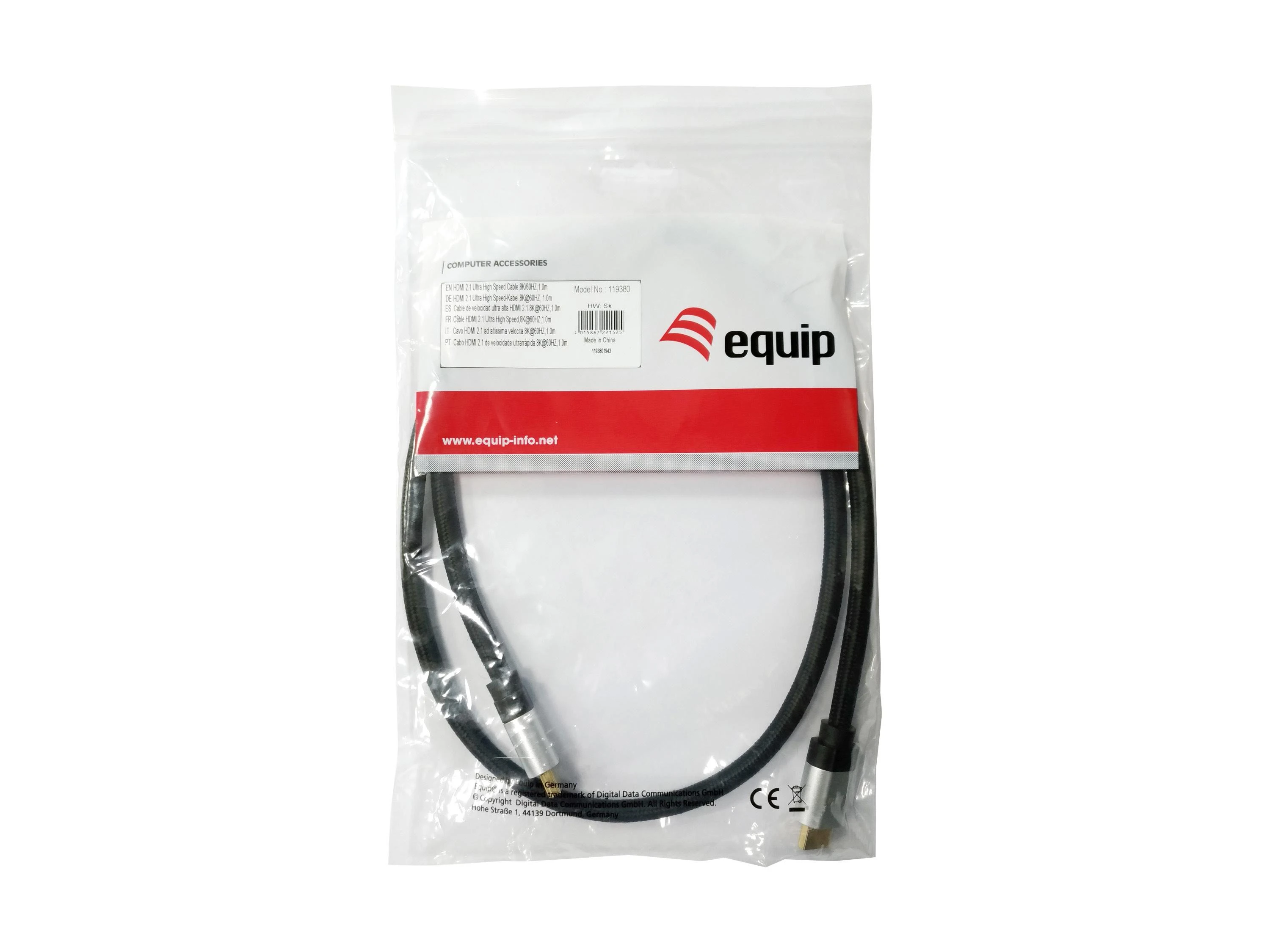 Equip HDMI laidas originaliame įpakavime