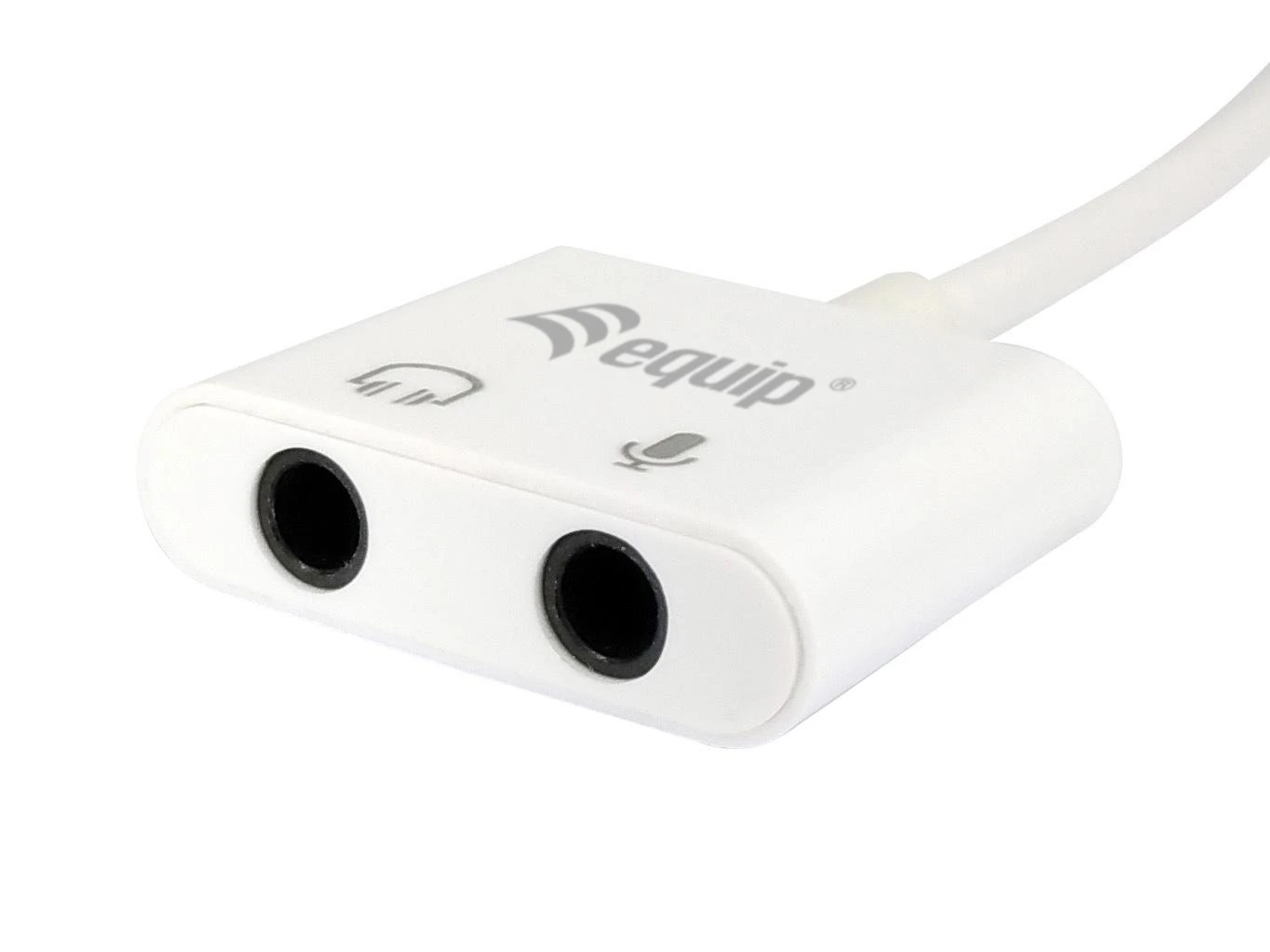 Adapteris AV Equip Adapteris USB-C -> Audio 2x3-Pin 3,5mm St/Bu 0,15m ws