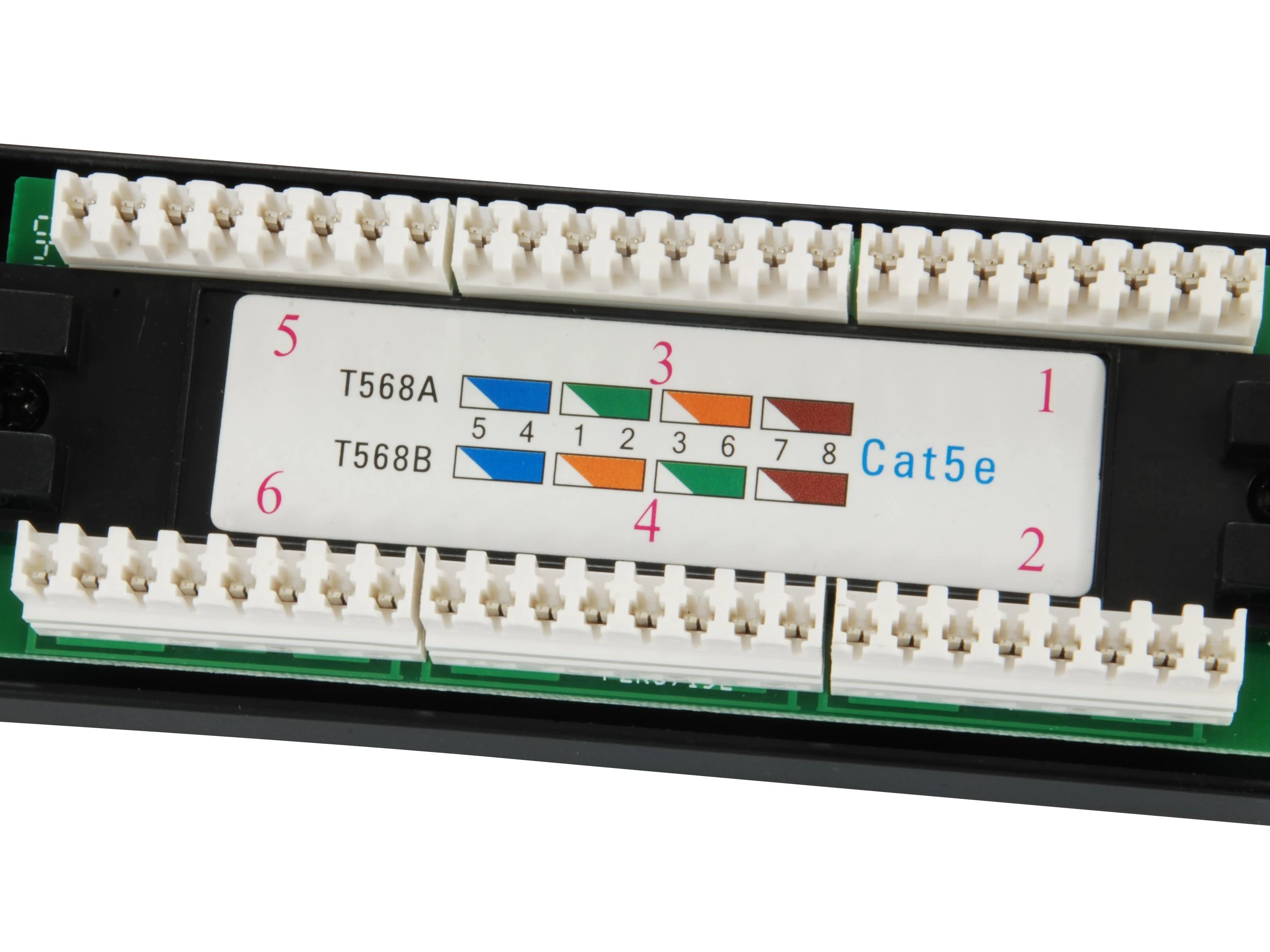 Equip Patchpanel 24x RJ45 Cat5e 19'' UTP 1HE juoda