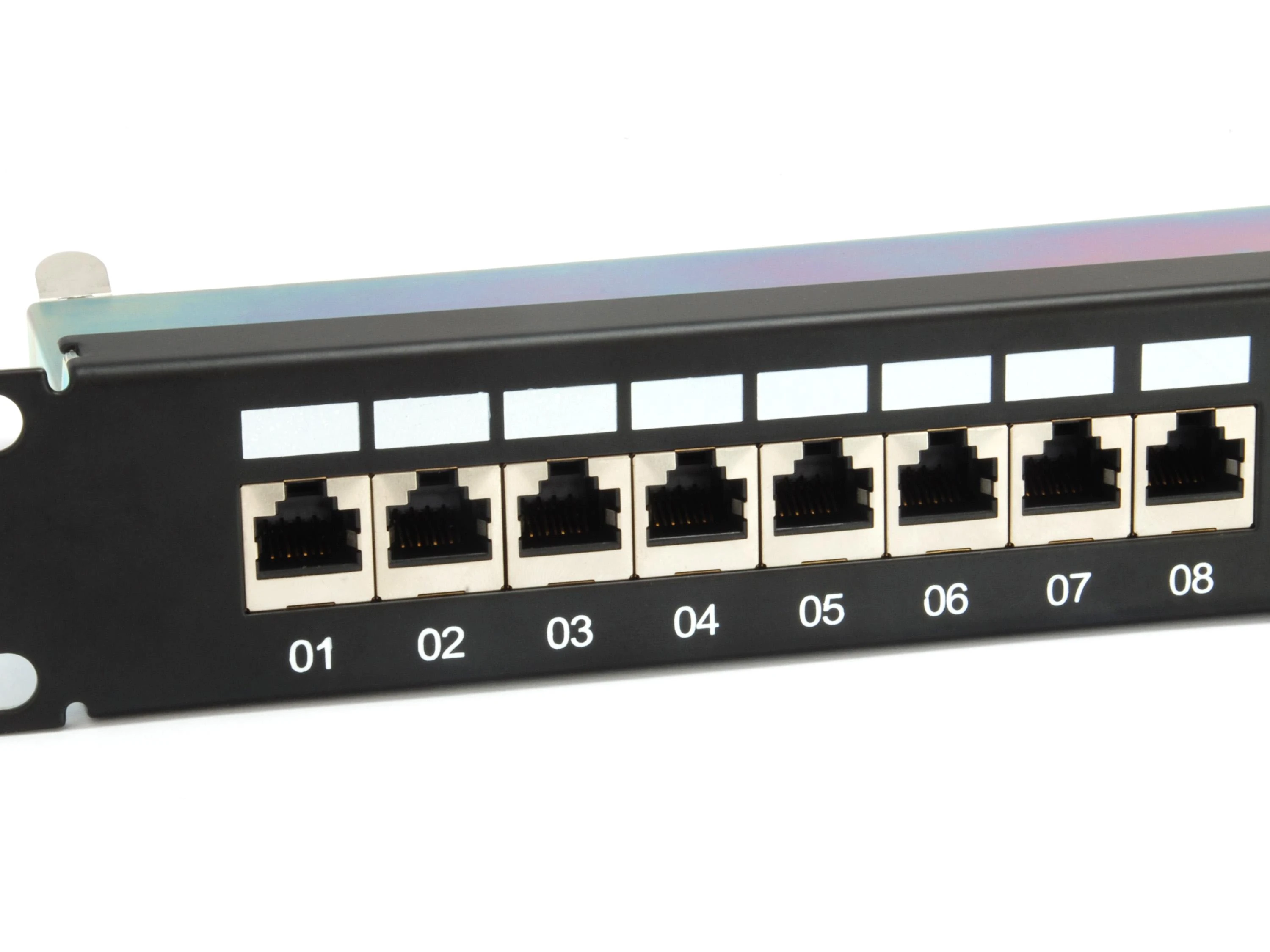 Equip Patchpanel 24x RJ45 Cat6A 19 FTP 1HE ISO/IEC juodas