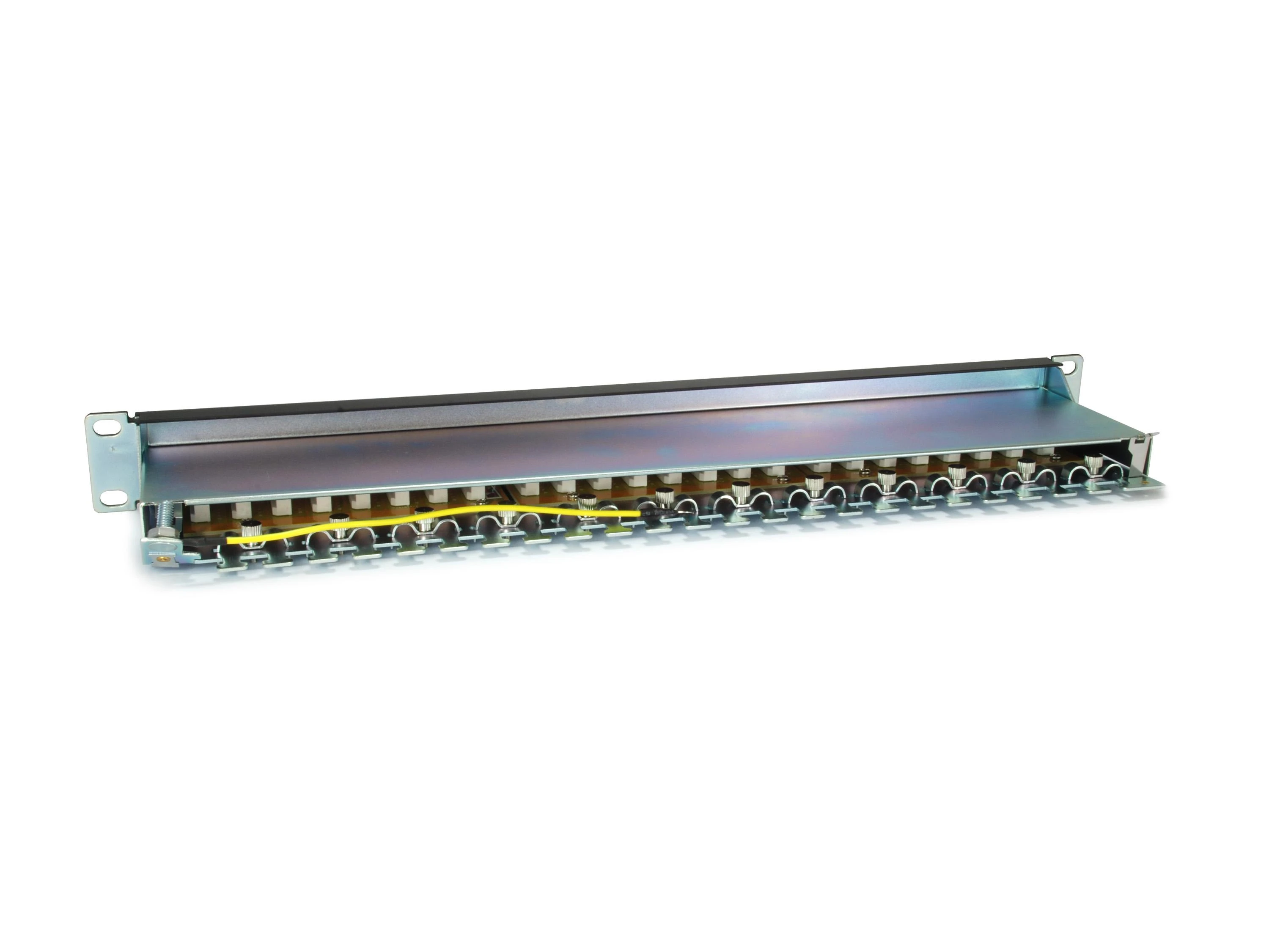 Equip Patchpanel 24x RJ45 Cat6A 19 FTP 1HE ISO/IEC juodas