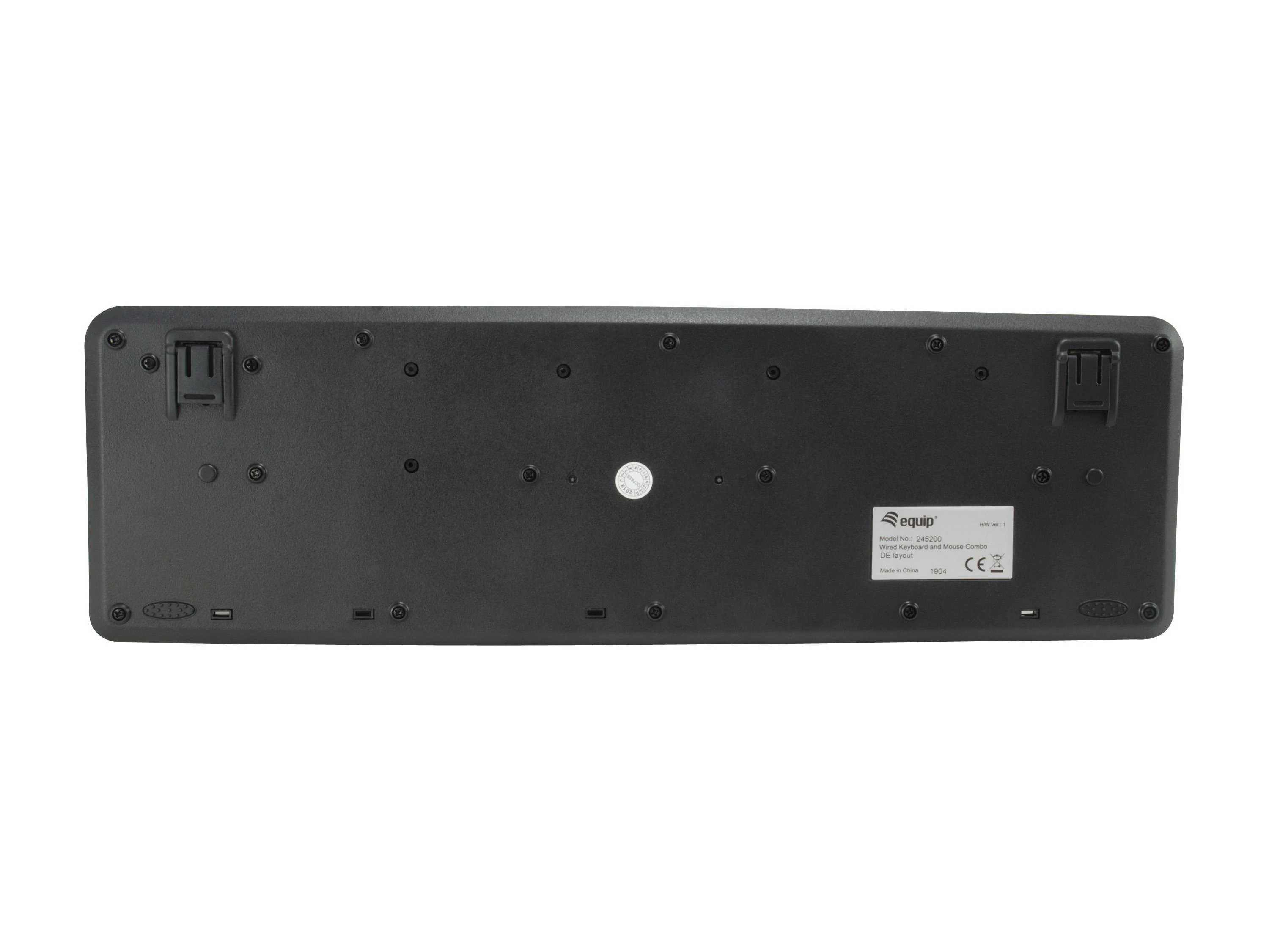 Klaviatūra ir pelė Equip 245203 Przewodowy USB QWERTY Włoski Juodas