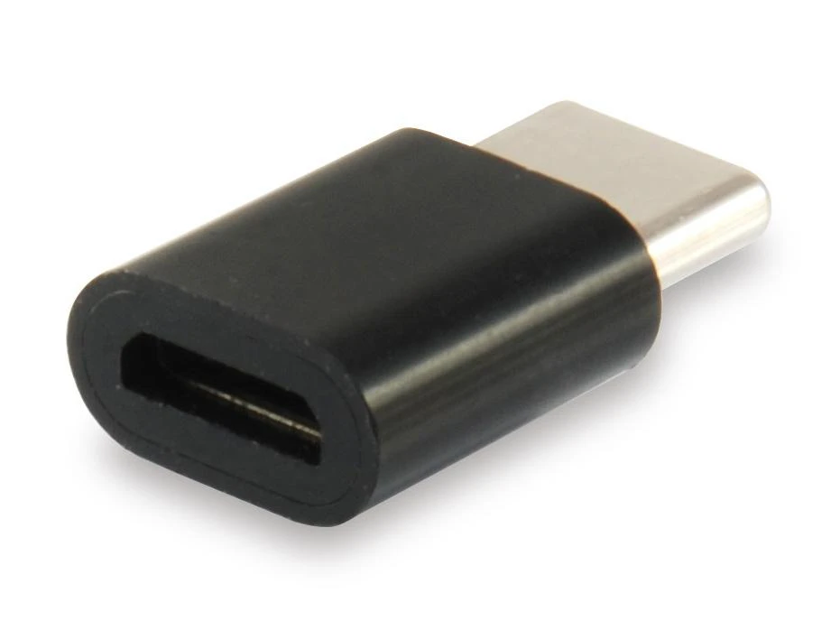 Adapteris USB Equip USB-C - MicroUSB Juodas (133472)