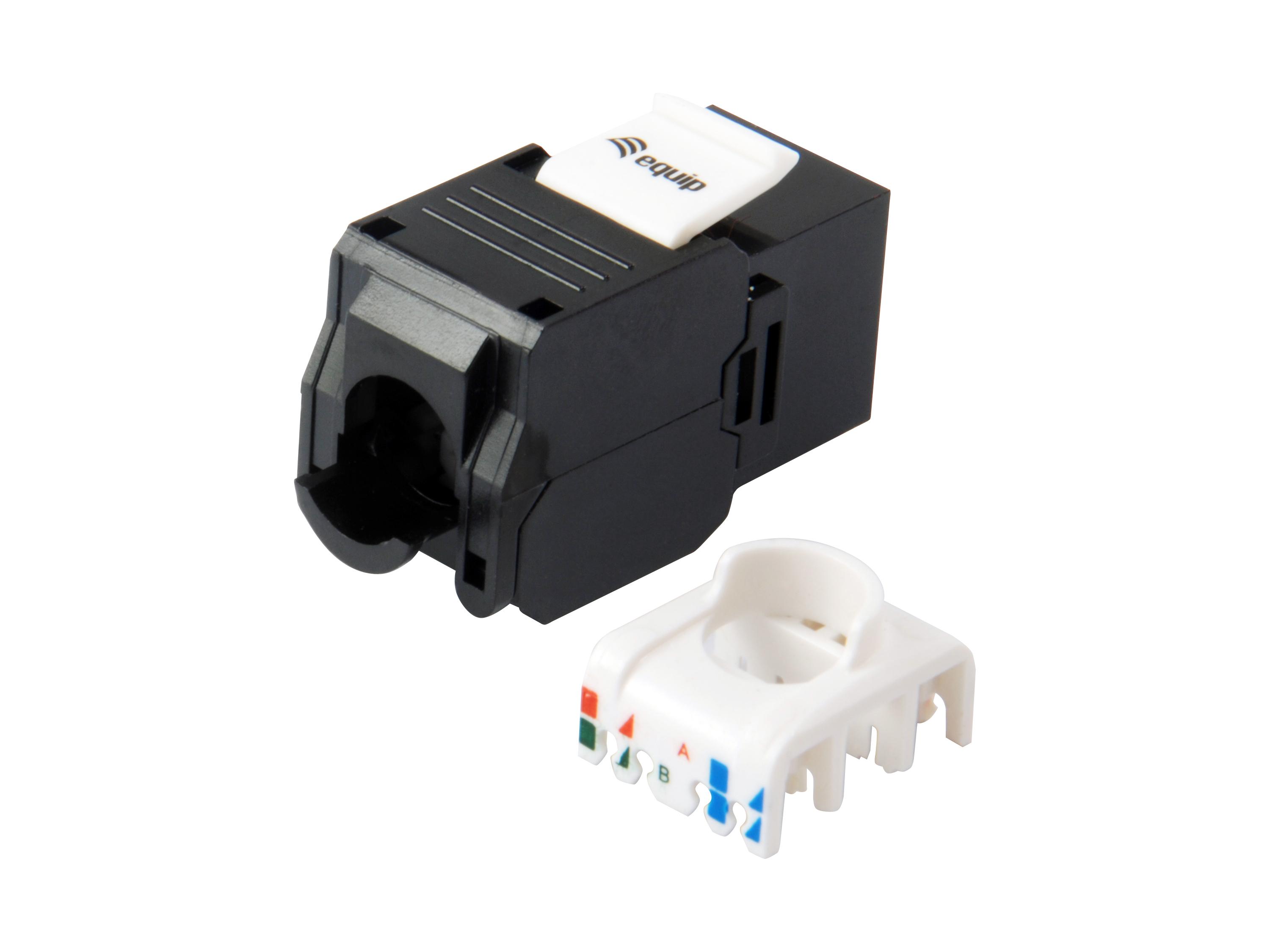 Equip Equip 769226 lyties keitiklis / kabeliai RJ-45 LSA juodas