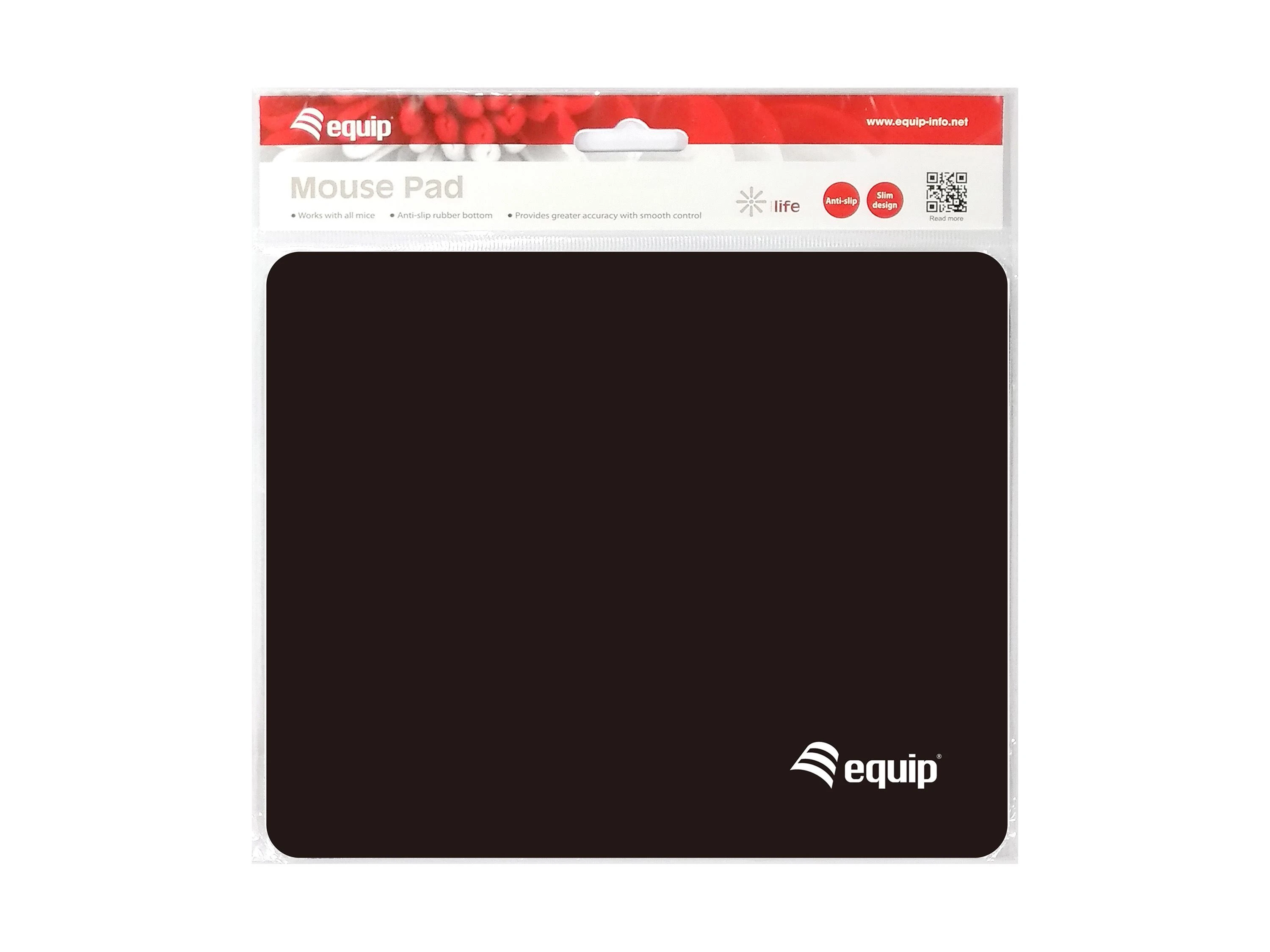 Equip Pelė-kilimėlis fr alle Maustypen Rutschfester Boden juodas