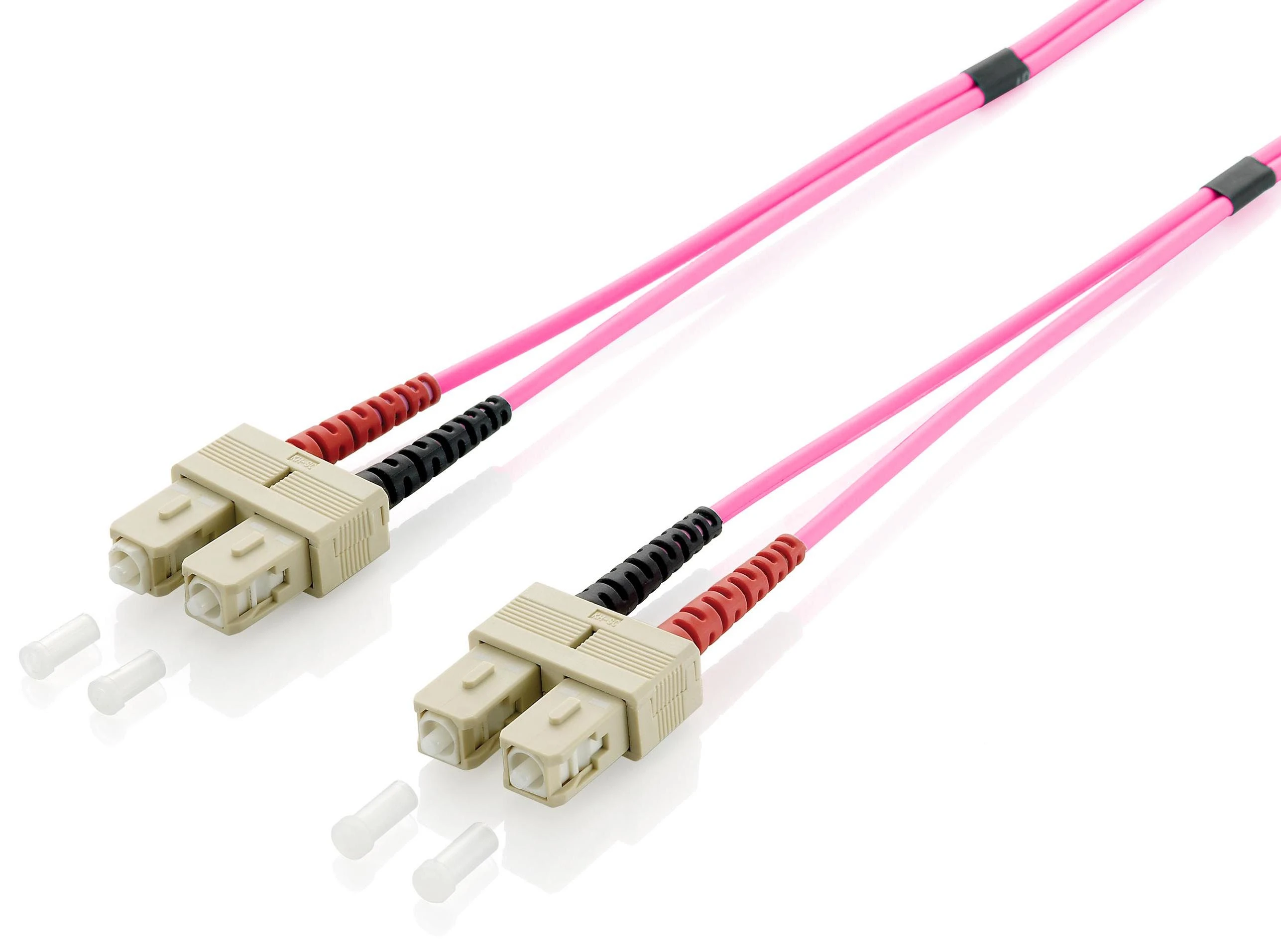 Equip Įrengti Fiber Optic Patchcord SC – SC Multimode Duplex OM4, 3m (255523)