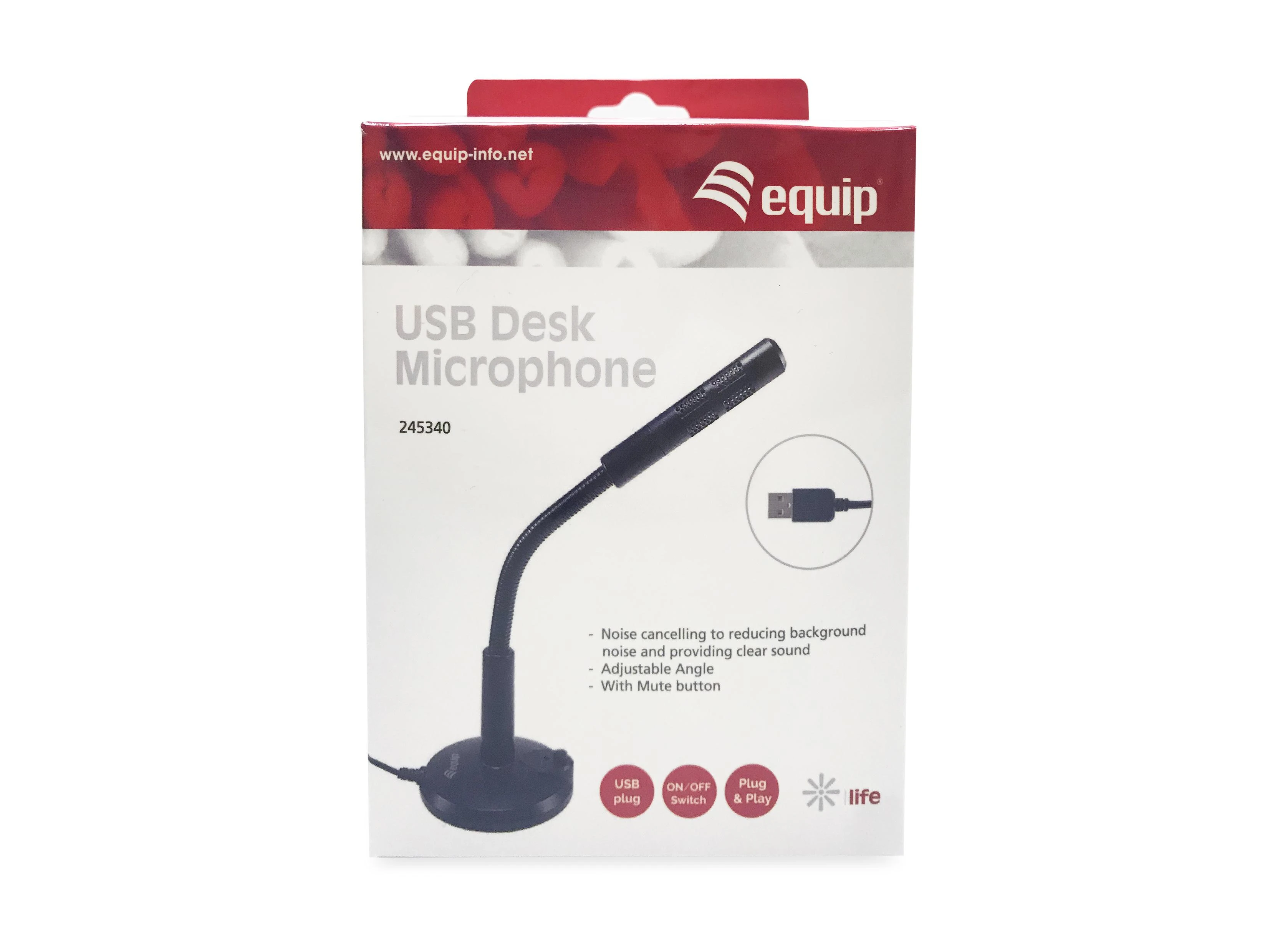 Mikrofonas Equip USB Desk
