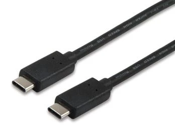 USB kabelis Equip USB-C - USB-C 1 m Juodas (12888307)