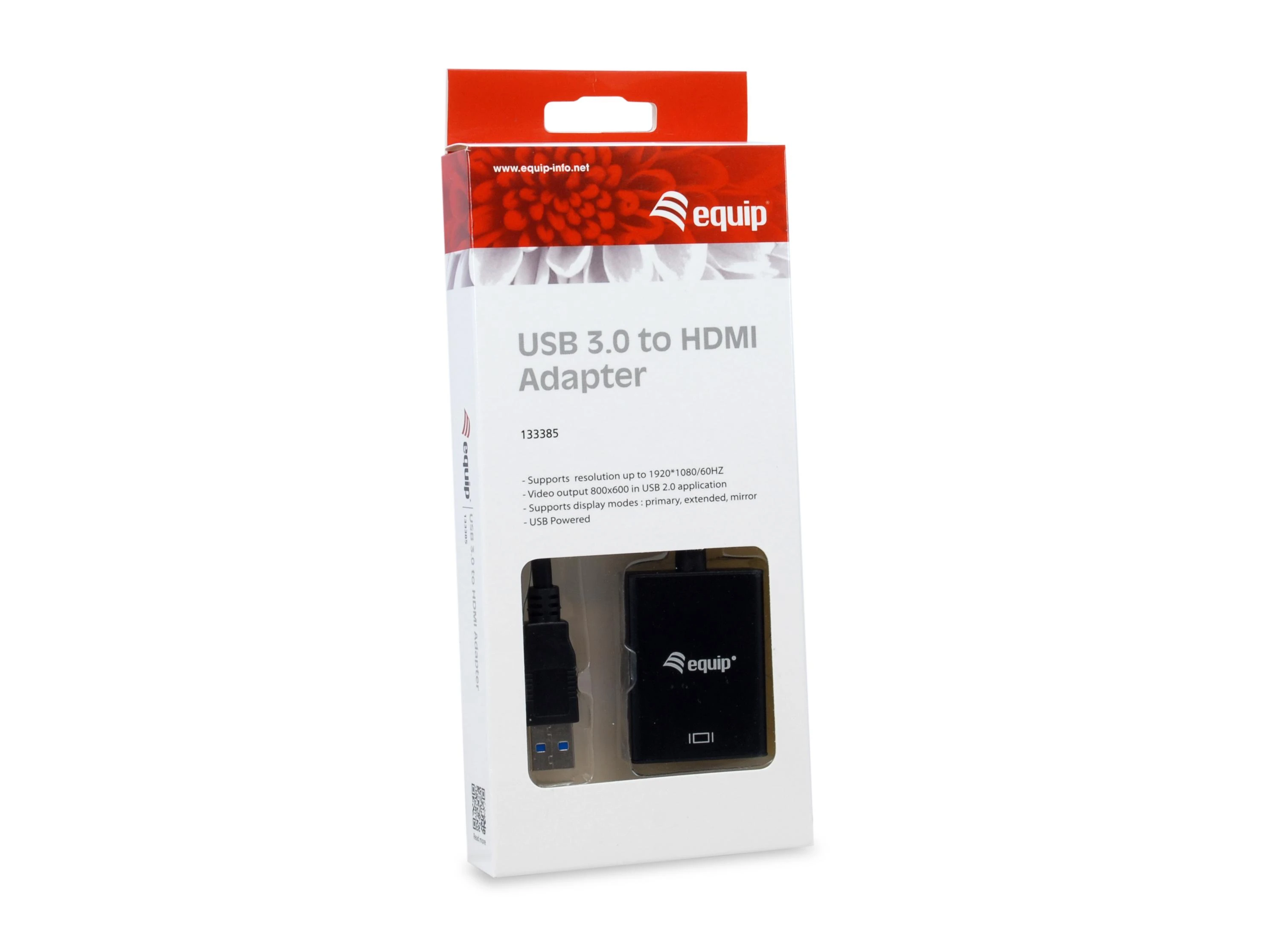 Equip USB 3.0 į HDMI adapteris pakuotėje