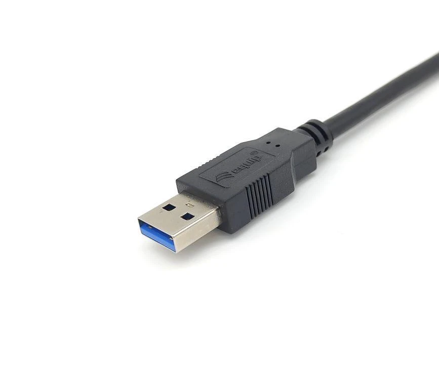 Kabelis USB Equip USB-A - USB-C 2 m Juodas (128344)
