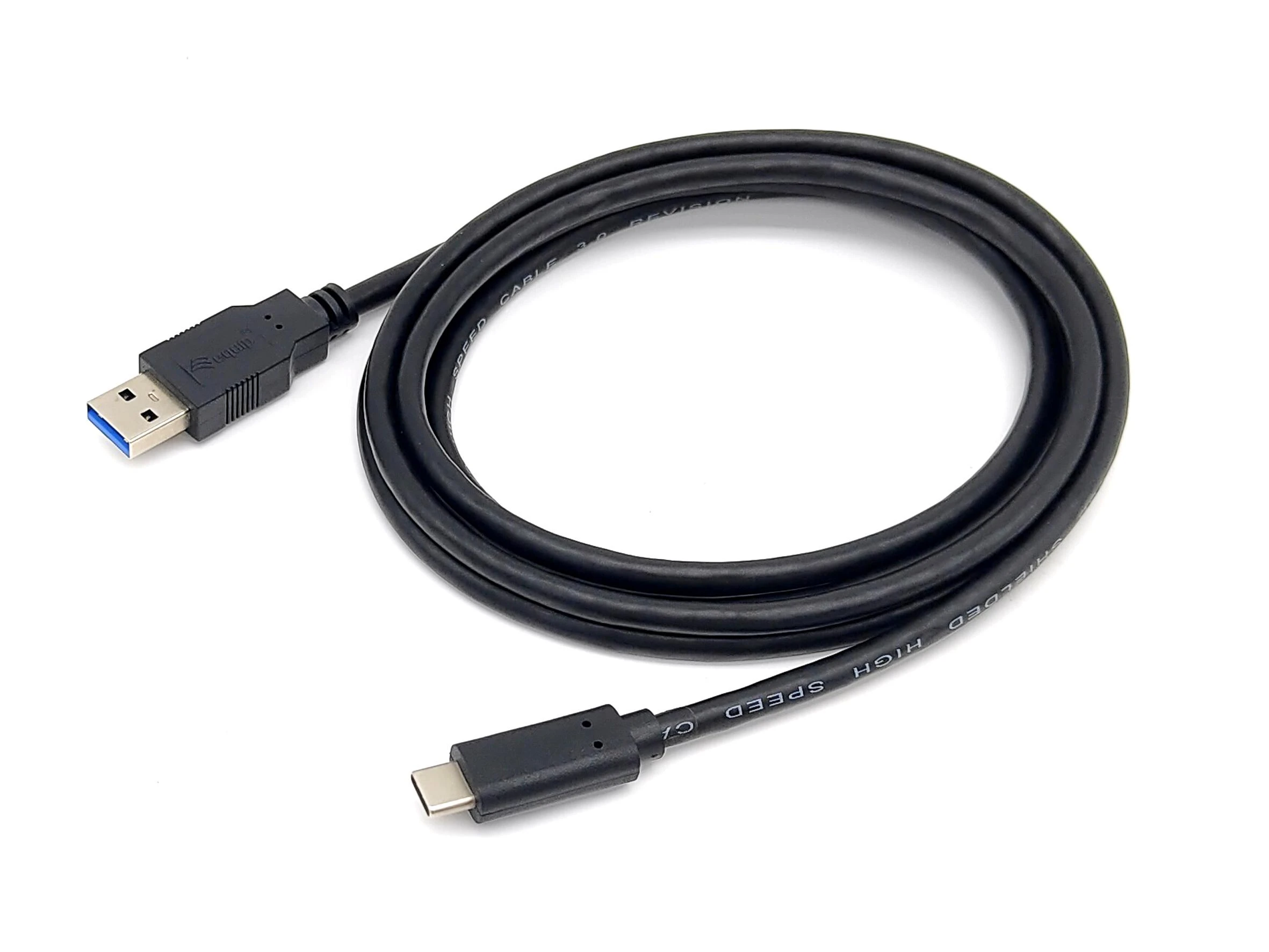Kabelis USB Equip USB-A - USB-C 2 m Juodas (128344)