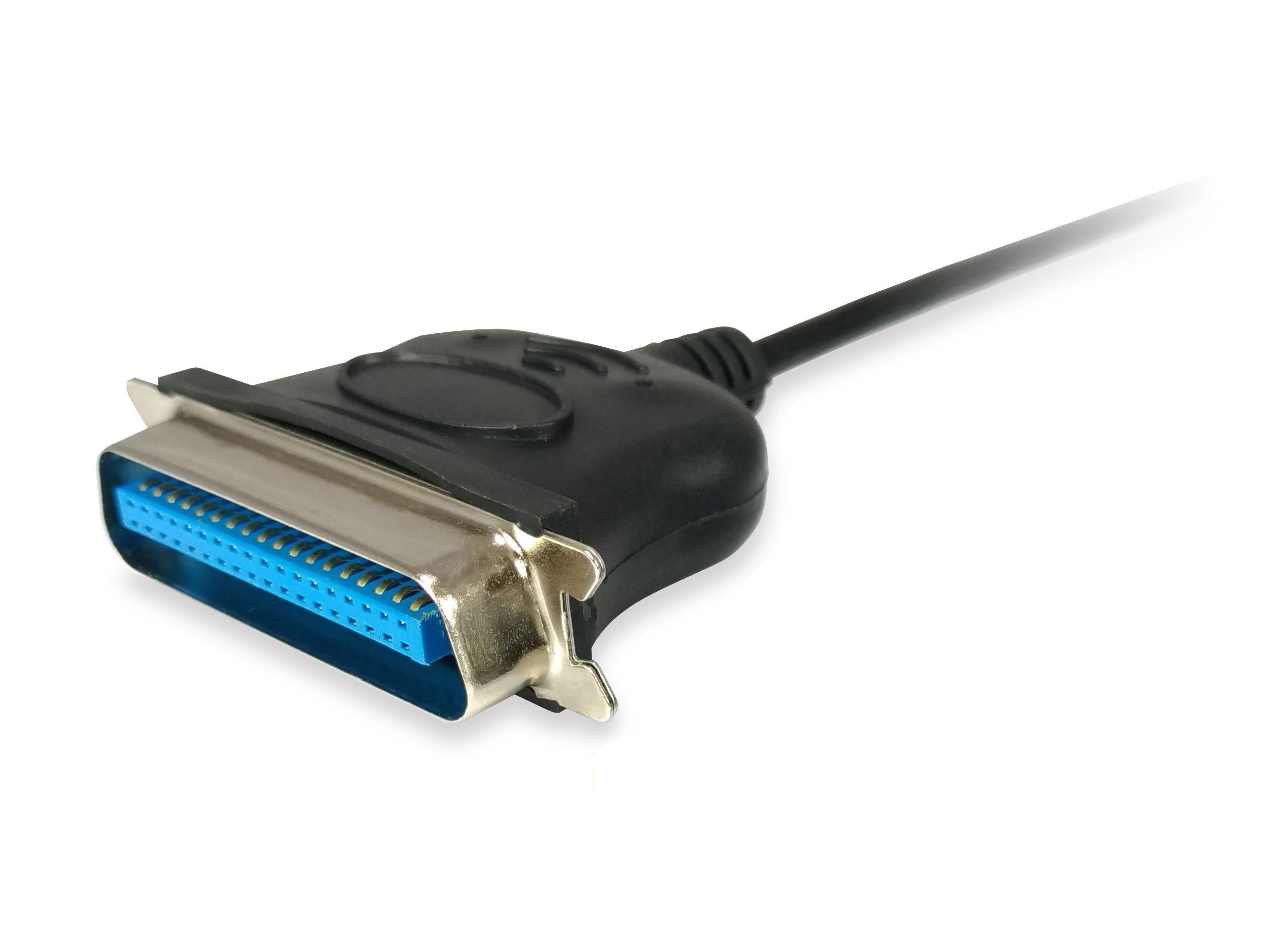 Equip USB adapteris St - > Lygiagretus Polschwarz