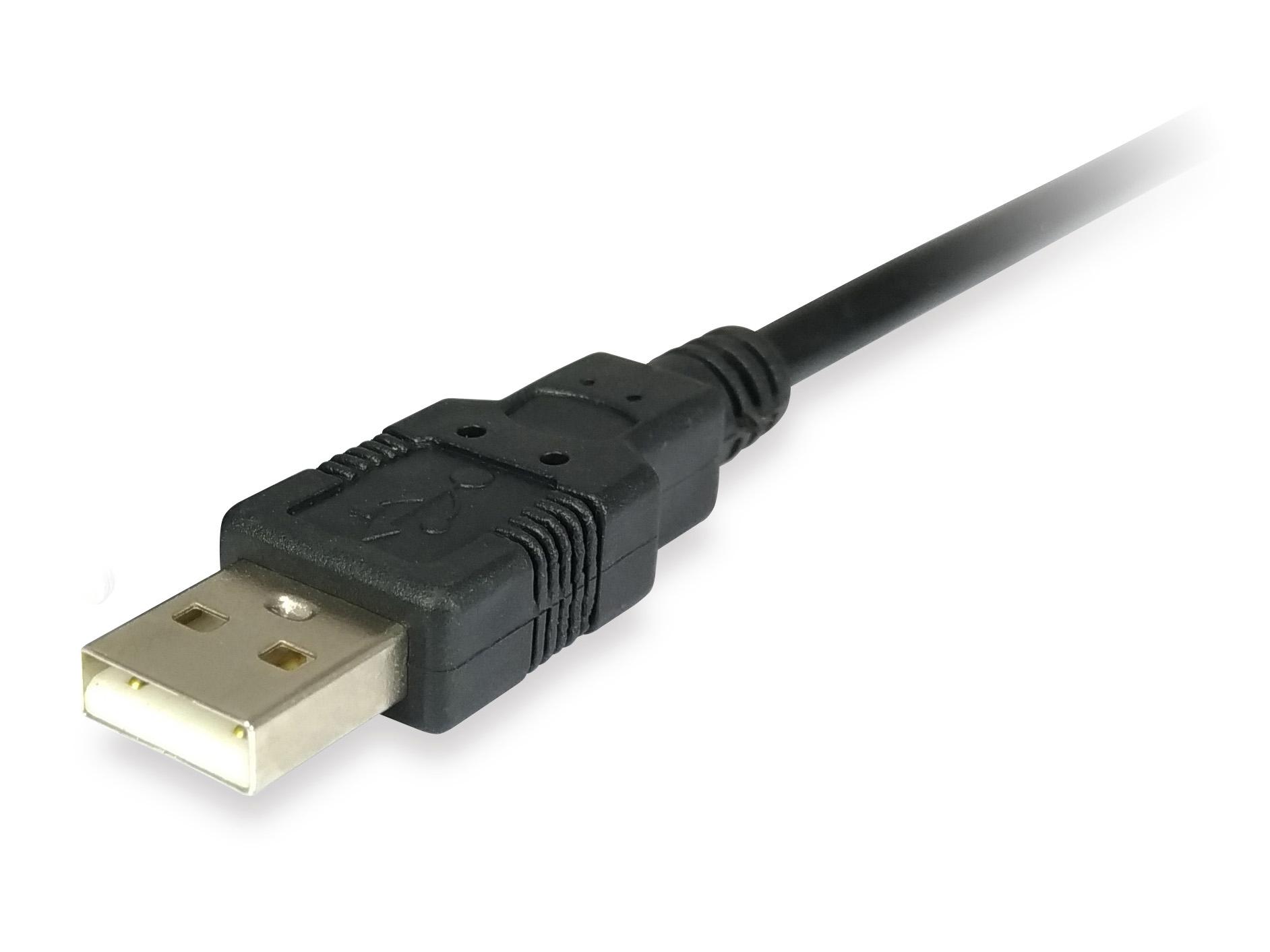 Equip USB adapteris St - > Lygiagretus Polschwarz