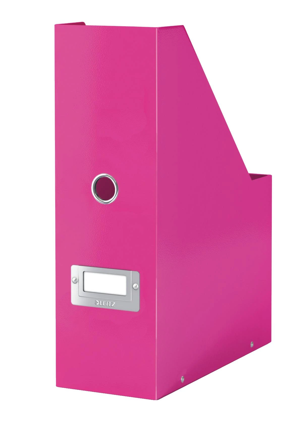 Dokumentų stovas Click&Store Leitz Wow, A4, kartoninis, rožinės spalvos