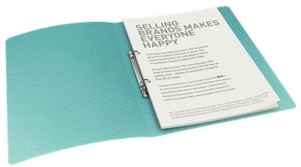 Esselte Colour'Breeze atverstas žiedinis segtuvas