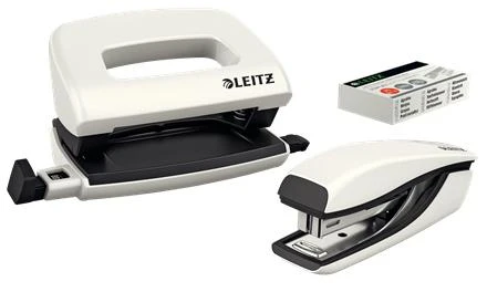 Leitz segiklis Mini WOW baltas segiklis ir skylių perforatorius
